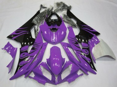 Shop Purple Flame Style Yamaha R6 Motorcycle Fairings 08-16