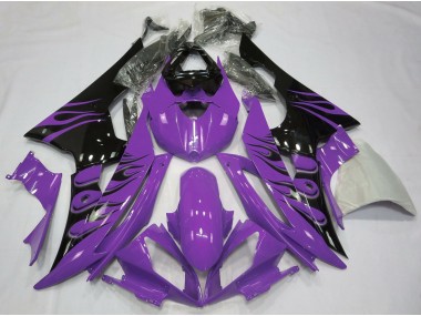 Shop Purple Flame Style Yamaha R6 Motorcycle Fairings 08-16