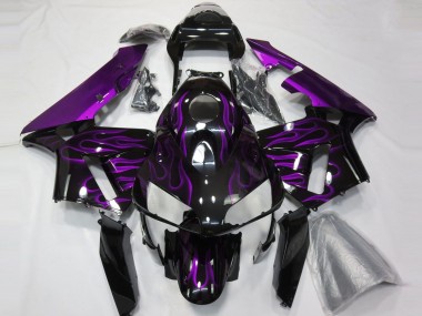 Shop Purple Flames Honda CBR600RR Motorcycle Fairings 03-04