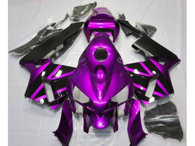 Shop Purple & Gloss Black Design Honda CBR600RR Motorcycle Fairings 05-06