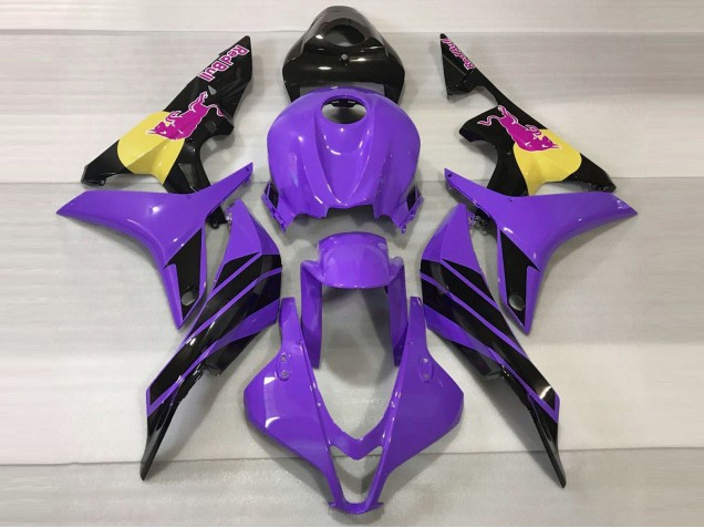 Shop Purple & Pink Bull Honda CBR600RR Motorcycle Fairings 07-08