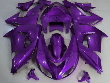 Shop Purple Plain Kawasaki ZX10R Motorcycle Fairings 06-07