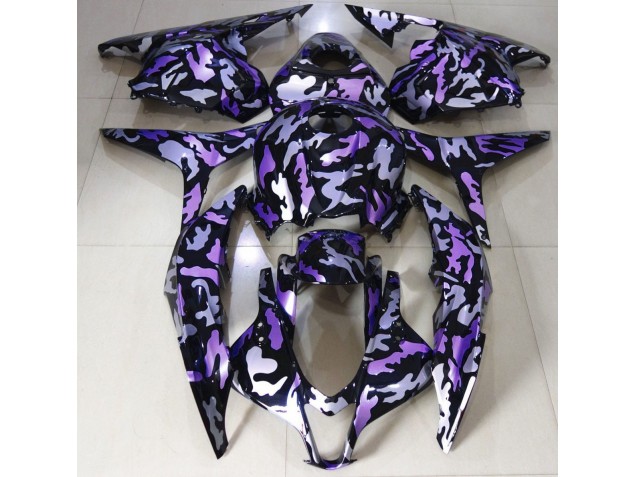 Shop Purple Snow Camo Honda CBR600RR Motorcycle Fairings 09-12