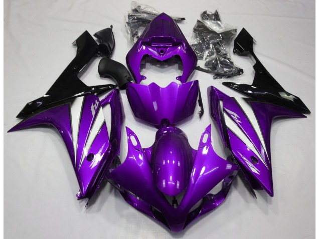 Shop Purple White and Black Yamaha R1 Motorcycle Fairings 07-08