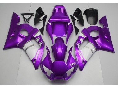 Shop Purple & White Yamaha R6 Motorcycle Fairings 98-02