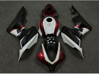 Shop Racing Red and Black Honda CBR600RR Motorcycle Fairings 09-12