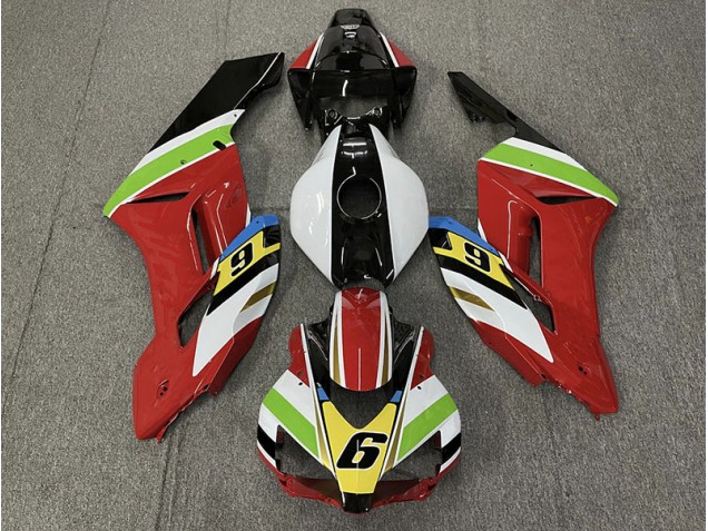 Shop Red 6 Honda CBR1000RR Motorcycle Fairings 04-05