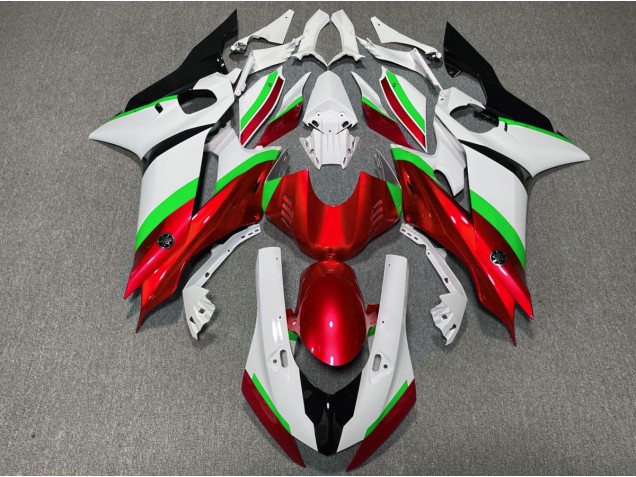 Shop Red and Green Gloss Yamaha R6 Motorcycle Fairings 17-19