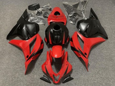 Shop Red and Matte Black Honda CBR600RR Motorcycle Fairings 09-12