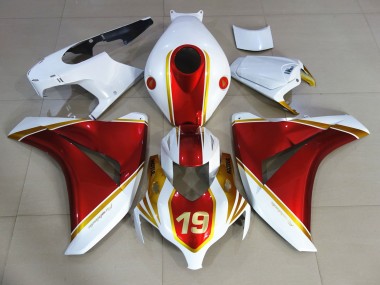 Shop Red and White 19 Honda CBR1000RR Motorcycle Fairings 08-11