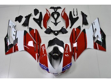 Shop Red and White Ducati 959 Motorcycle Fairings 1299