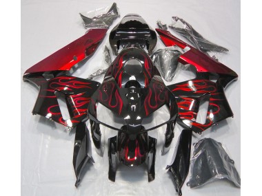 Shop Red Flame Honda CBR600RR Motorcycle Fairings 05-06