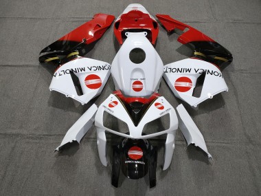 Shop Red KM Honda CBR600RR Motorcycle Fairings 05-06