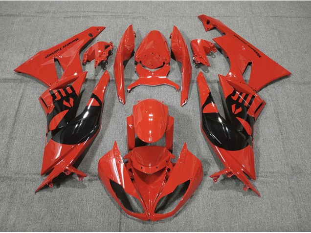 Shop Red Punisher Kawasaki ZX6R Motorcycle Fairings 09-12