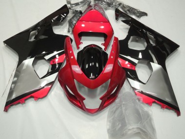 Shop Red Silver and Black Suzuki GSXR750 Motorcycle Fairings 04-05