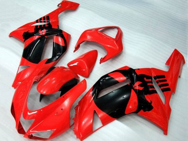 Shop Red Skull Kawasaki ZX6R Motorcycle Fairings 07-08