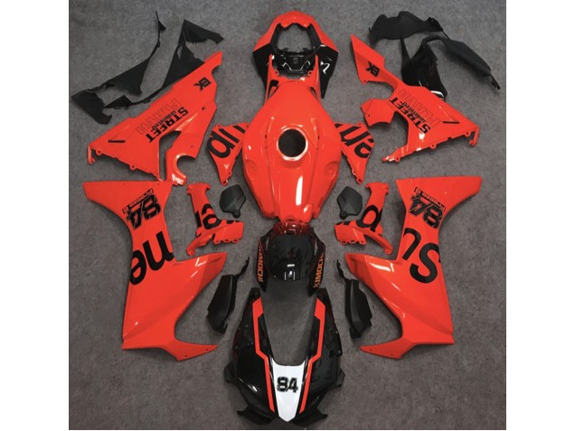 Shop Red Street Flava Honda CBR1000RR Motorcycle Fairings 17-19