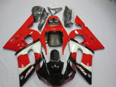 Shop Red White and Black Yamaha R6 Motorcycle Fairings 98-02