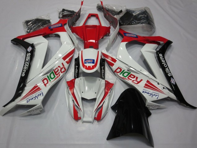 Shop Red White Black Ra Kawasaki ZX10R Motorcycle Fairings 11-15