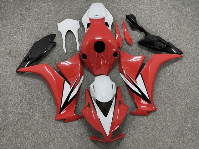 Shop Red with White Honda CBR1000RR Motorcycle Fairings 12-16