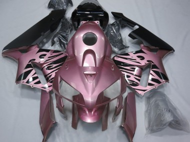 Shop Rose Pink Flame Honda CBR600RR Motorcycle Fairings 05-06