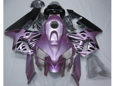 Shop Rose Purple Flame Honda CBR600RR Motorcycle Fairings 05-06