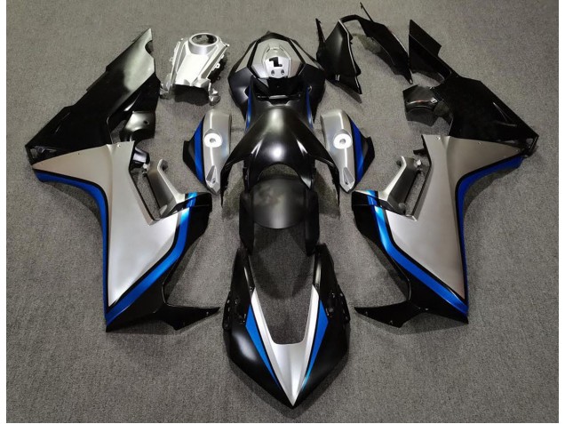 Shop Silver and Black & Blue Honda CBR1000RR Motorcycle Fairings 17-19