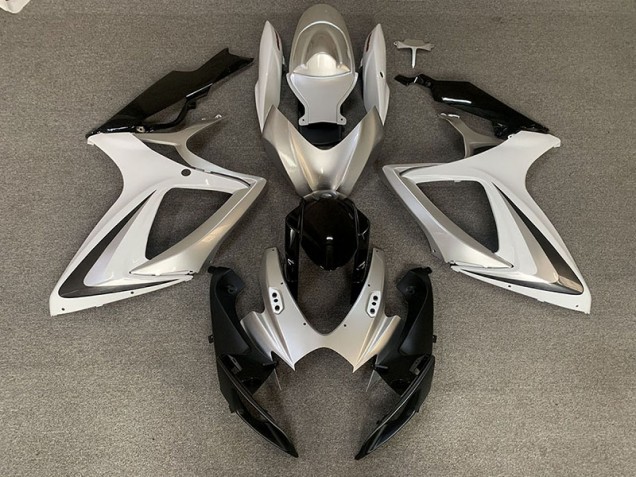 Shop Silver White OEM Style Suzuki GSXR750 Motorcycle Fairings 06-07