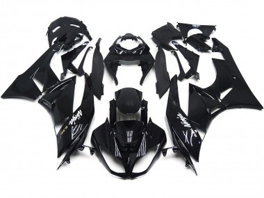 Shop Slick Gloss Black Kawasaki ZX6R Motorcycle Fairings 09-12