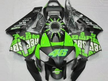 Shop Slime Green Rossi Repsol Honda CBR600RR Motorcycle Fairings 03-04