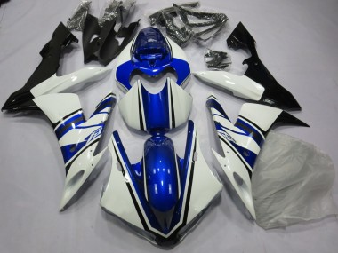 Shop Special Blue and White Yamaha R1 Motorcycle Fairings 04-06