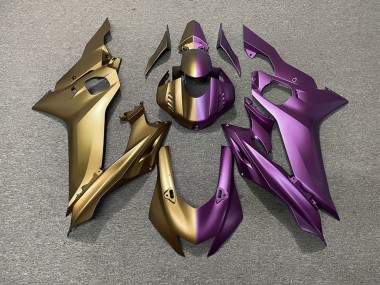 Shop Tan and Purple Split Yamaha R6 Motorcycle Fairings 17-19