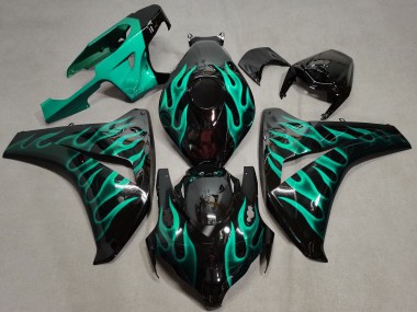 Shop Teal Flame Honda CBR1000RR Motorcycle Fairings 08-11