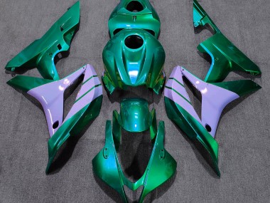 Shop Turquoise and Milky Purple Honda CBR600RR Motorcycle Fairings 07-08