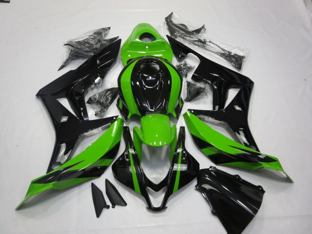 Shop Vibrant Green and Black Honda CBR600RR Motorcycle Fairings 07-08