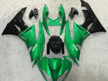 Shop Vibrant Green Gloss Kawasaki ZX6R Motorcycle Fairings 09-12