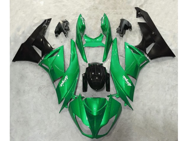 Shop Vibrant Green Gloss Kawasaki ZX6R Motorcycle Fairings 09-12