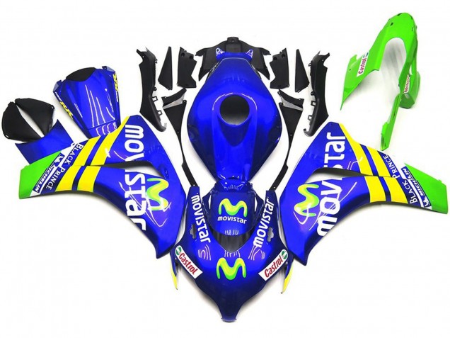 Shop Vibrant MoviStar Honda CBR1000RR Motorcycle Fairings 08-11