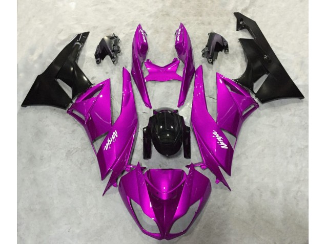 Shop Vibrant Pink Gloss Kawasaki ZX6R Motorcycle Fairings 09-12