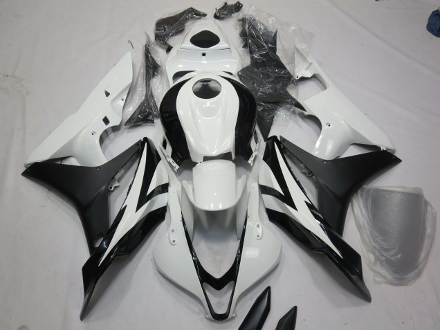 Shop White and Black OEM Style Honda CBR600RR Motorcycle Fairings 07-08