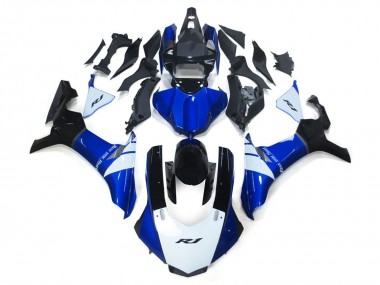 Shop White and Blue Yamaha R1 Motorcycle Fairings 15-19