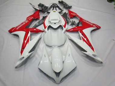 Shop White and Red Style Yamaha R1 Motorcycle Fairings 04-06