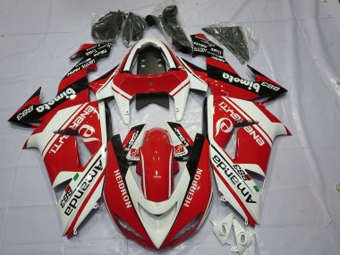 Shop White Red Kawasaki ZX10R Motorcycle Fairings 06-07