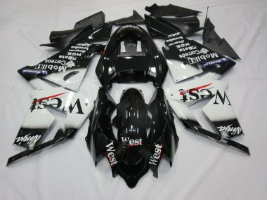 Shop White West Kawasaki ZX10R Motorcycle Fairings 04-05